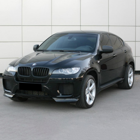 Клыки на передний бампер "GT" для BMW X6 купить недорого с доставкой в Ленинск-Кузнецкий