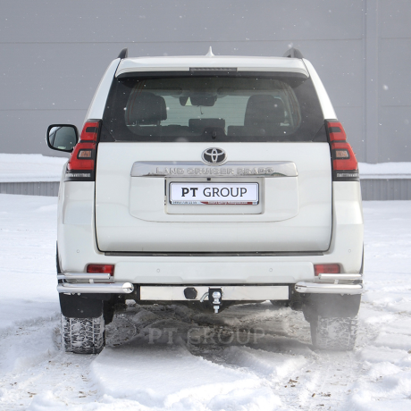ТСУ /съемный квадрат/ с НЕРЖ накладкой TOYOTA LAND CRUISER Prado 150 2009-/ LC Prado 120 2002-2009/ LEXUS GX 460 2010-2013 купить недорого с доставкой в Ленинск-Кузнецкий