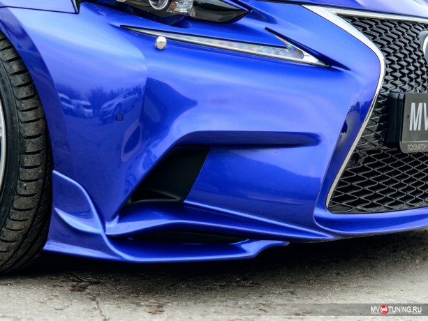 Клыки (накладки) переднего бампера "F-Sport" для Lexus IS III (2013-2016) купить недорого с доставкой в Ленинск-Кузнецкий