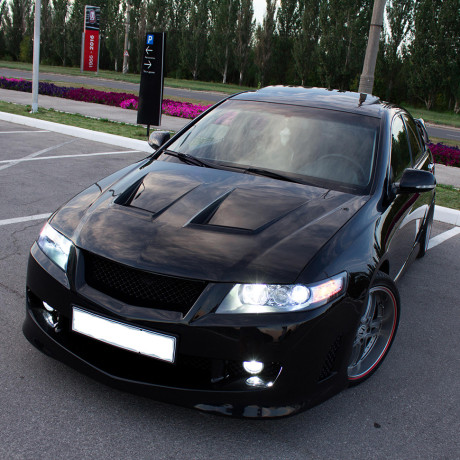 Капот "MUGEN Style" для Honda Accord VII (2002-2006) купить недорого с доставкой в Ленинск-Кузнецкий