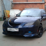 Накладки на фары (реснички) "Длинные" Mazda 3 седан (2003-2009) купить недорого с доставкой в Ленинск-Кузнецкий
