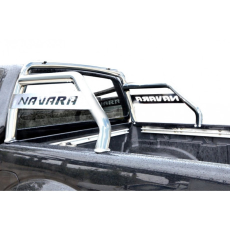 Дуга багажника (d63,5) для Nissan Navara (2010-2015)(Нерж. Сталь) купить недорого с доставкой в Ленинск-Кузнецкий