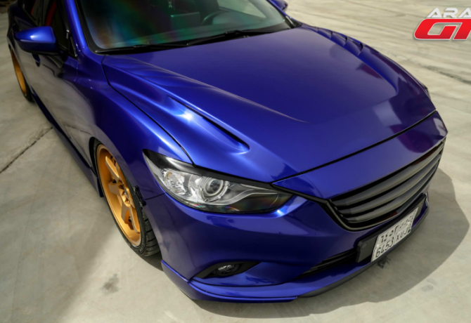 Капот "SkyActivSport" var №1 (с глухими жабрами) для Mazda 6 (2013-н.в.) купить недорого с доставкой в Ленинск-Кузнецкий