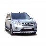 Защита переднего бампера «Труба двойная» (d63,5) для Nissan X-trail (2011-2015)(Окрашенное) купить недорого с доставкой в Ленинск-Кузнецкий