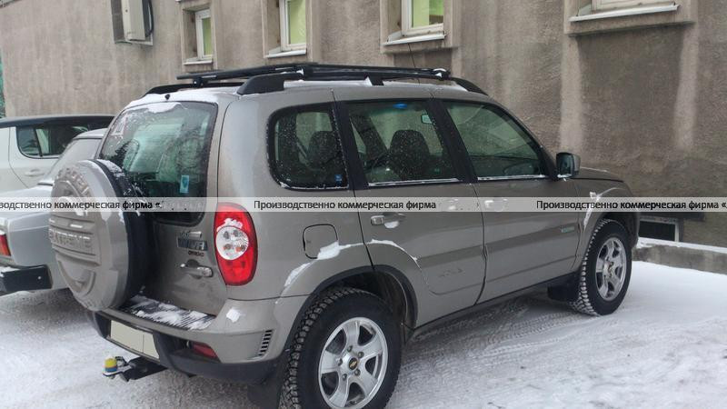 Платформа "Спринт" на B@3 2123 "Chevrolet Niv@" установка на штатные рейлинги купить недорого с доставкой в Ленинск-Кузнецкий