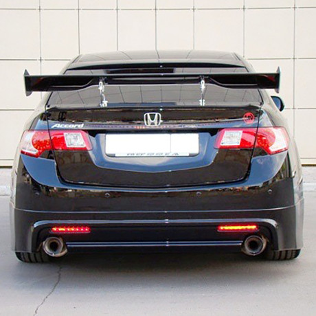 Накладка (юбка) заднего бампера "Mugen Style" для Honda Accord VIII (2008-2013) купить недорого с доставкой в Ленинск-Кузнецкий