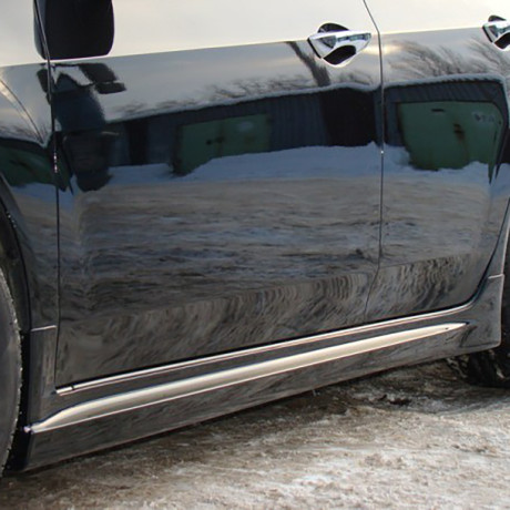Накладки на пороги "Mugen Style" для Honda Accord VIII (2008-2013) купить недорого с доставкой в Ленинск-Кузнецкий
