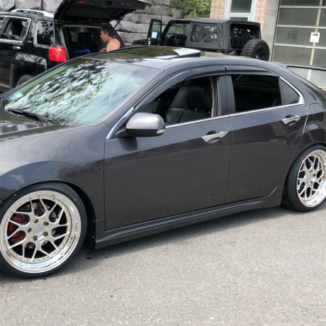 Накладки на пороги "Mugen Style" для Honda Accord VIII (2008-2013) купить недорого с доставкой в Ленинск-Кузнецкий