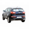 Защита заднего бампера «Уголки» (d51) для Kia Sportage (2010-2015)(Окрашенное) купить недорого с доставкой в Ленинск-Кузнецкий