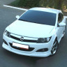 Накладка (юбка) переднего бампера "GT" для Opel Astra H (3D, 5D) купить недорого с доставкой в Ленинск-Кузнецкий