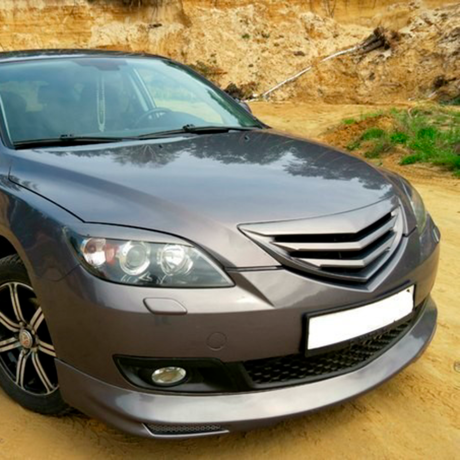 Решетка радиатора "Корнер" для Mazda 3, хэтчбэк (2003-2009) купить недорого с доставкой в Ленинск-Кузнецкий