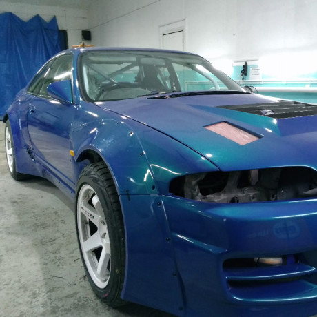 Крылья передние "Rocket Bunny" для Nissan SkyLine R33 (1993-1998) купить недорого с доставкой в Ленинск-Кузнецкий