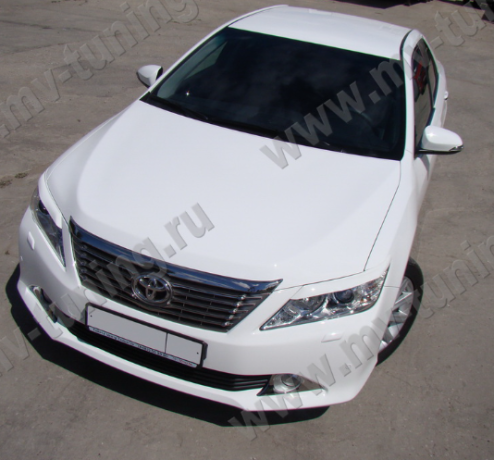 Накладки на фары (реснички) для Toyota Camry XV50 (2012-2014) купить недорого с доставкой в Ленинск-Кузнецкий