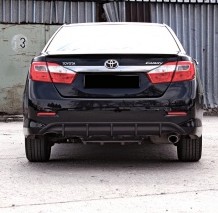 Диффузор заднего бампера var №1 (под окраску) для Toyota Camry XV50 (2012-2014) купить недорого с доставкой в Ленинск-Кузнецкий