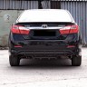 Диффузор заднего бампера var №1 (под окраску) для Toyota Camry XV50 (2012-2014) купить недорого с доставкой в Ленинск-Кузнецкий