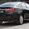 Диффузор заднего бампера var №1 (под окраску) для Toyota Camry XV50 (2012-2014) купить недорого с доставкой в Ленинск-Кузнецкий