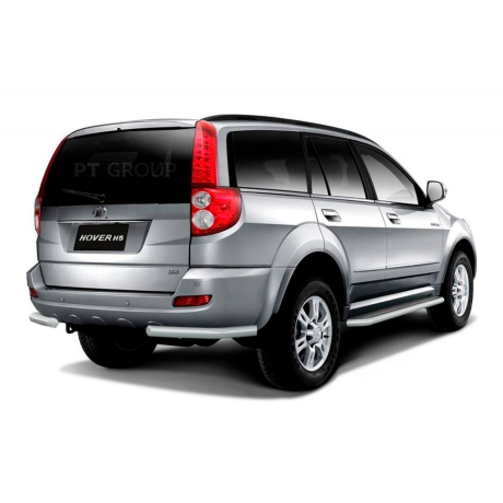 Защита заднего бампера угловая d63мм ИСКРА (ППК) GREAT WALL Hover H5 (2011-н.в.) купить недорого с доставкой в Ленинск-Кузнецкий
